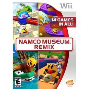 Namco Museum Remix Wii Game 14 Games In One Pac-Man Racing & More Bandai Namco